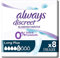 Always Discreet Inkontinenz-Slipeinlagen Damen, Long Plus (8 Binden) ohne Duft und Farbstoffe, starker Schutz, den Sie kaum spüren