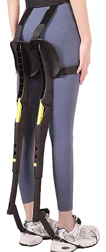 Miuxe Tragbarer Unsichtbarer Stuhl Tragbarer Faltbarer Hocker Chairless Chair, 3 Ganghöhen Verstellbarer Chairless Chair Wearable Leg Ergonomics Lightweight Seat Für Angeln, Konzert, Subway