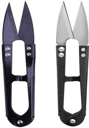 2 forbici affilate in acciaio inox, forbici universali taglienti taglienti per tagliare fili e fili per il fai da te
