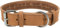 TRIXIE Rustic Halsband Leder Größe L–XL: Halsumfang 57–66 cm/30 mm in braun - genähtes Lederhalsband für große bis sehr große Hunde, in klassischem Design, schonendes Anleinen, 19017
