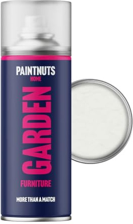 Paintnuts Garden Furniture Paint - RAL-9003 - SIGNAL WHITE Matt 400ml Spray Can
