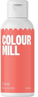 Colour Mill Oil-Based Food Coloring Coral 100 ml