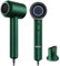 7MAGIC Phon Capelli Asciugacapelli Professionale 110.000 Giri/Min - Asciugatura Ultra Rapida,Tecnologia Ionica, Leggero,con Concentratore Magnetico e Protezione dal,A Bassa Rumorosità,Colore (Verde)