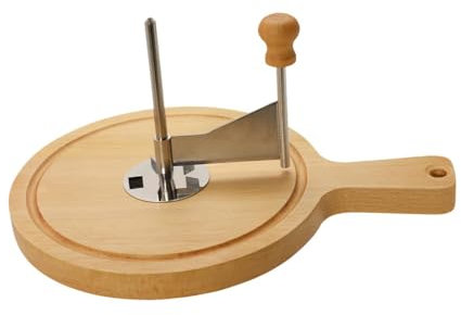 Colcolo Rizador de Queso, trituradora, Herramienta Manual para Queso con Mango de Madera, Cortador de Queso a Prueba de Herrumbre de Acero