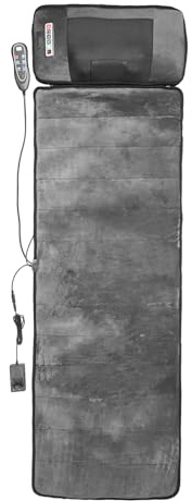 Tappetino Massaggiante Per Tutto Il Corpo 50x165 Cm,Materasso Massaggiante Intelligente A 9 Velocità Con Cuscino Lombare Gonfiabile E Telecomando,Massaggiatore Per Collo E Spalle Per Alleviare