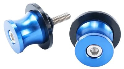 Ramreglage Motorcykel 6 Mm Swingarm Spool Sliders Axelskydd För FZ1 FZ8 FZ800 FZ1000 MT03 MT09 MT10 YZF-R1 R6 TDM900(Blauw)
