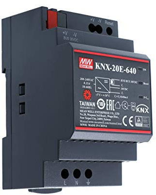 MEAN WELL Well KNX-20E KNX-20E-640 Hutschienen-Netzteil (DIN-Rail) 30 V/DC 640mA 19.2W 1 x, Anthrazit