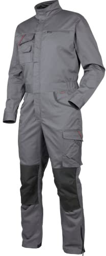 WÜRTH MODYF Overall Stretch X - professioneller Arbeitsoverall für Herren - Overall mit Knieschutztaschen - in der Größe XS in Grau