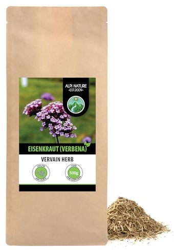 Alpi Nature Eisenkraut Tee 500g, Eisenkraut getrocknet und geschnitten, Verbena officinalis