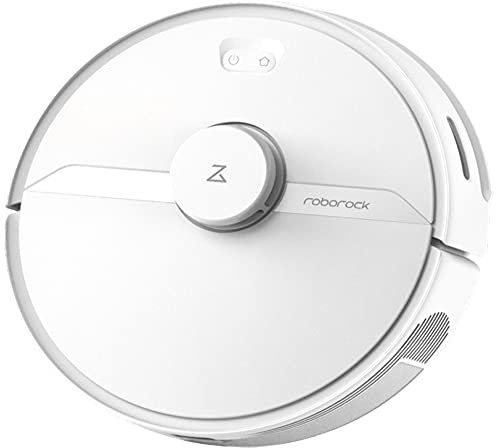 roborock S6 Pure Saug- und Wischroboter (Saugleistung 2000Pa, 150min Akkulaufzeit, 460ml Staubbehälter, 180ml Wassertank, 69db Lautstärke, Adaptiver Routenalgorithmus, App- und Sprachsteuerung) Weiß