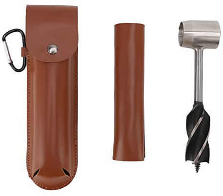 Outil de Survie des Colons, Clé à Tarière à Main Bushcraft, Clé à Tarière Manuelle en Bois