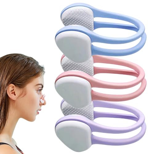 Pinces à Nez en Silicone,3 pièces,Pinces à Nez,Pince-Nez pour la Natation,Protecteur de Nez Réutilisable,Natation Pinces à Nez étanches Enfants Adultes Accessoires de Nez pour Débutants Entraînement