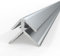 AUPROTEC Aluminium Profil Außeneckprofil Silber eloxiert 200cm Eckverbinder Alu Eckprofil Verbindungsprofil für 3mm Duschrückwände Wandverkleidung Profilleisten für Küchenrückwand