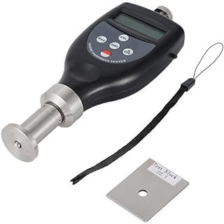 Probador Digital de dureza E Durómetro E Durómetro EVA con Rango de 10 a 90HE R 2.5 Radio esférico Penetrador Resolución 0.1H para Pruebas de esponjas duras, EVA