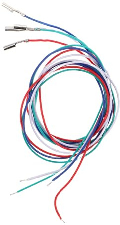 HEATSHAKING Cavo di Segnale Fono per Giradischi 4 Pezzi in Rame Trasmissione Audio Stabile e Sostituzione Facile per Fonografo e Giradischi