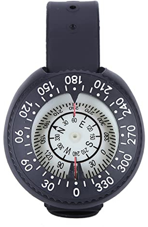 Boussole de Poignet, Compas étanche 50 m léger avec Bracelet ABS – Orientation précise, Verre Durable et Portable, idéale pour plongée, randonnée et activités Outdoor