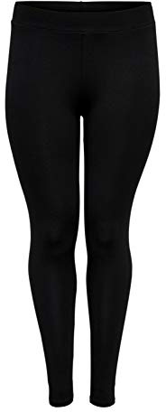 ONLY Carmakoma NOS Cartime Leggings Noos, Legging Femme, Noir (Black Black), 48 (Taille Fabricant: M-46/48)