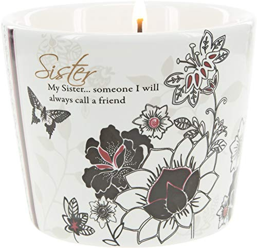 Pavilion - Sister - Single Wick 8 Oz Soy Wax Candle 100% Lead-Free Cotton Wick In Stoneware Vessel
