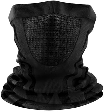 ENONEO Schlauchschal Mundschutz Halstuch Herren Damen Atmungsaktiv Gesichtsmaske Radsport Elastisch Fahrrad Schal Winddicht Ski Sturmhaube Motorrad Bandana Nackenwärmer Sport Laufschal