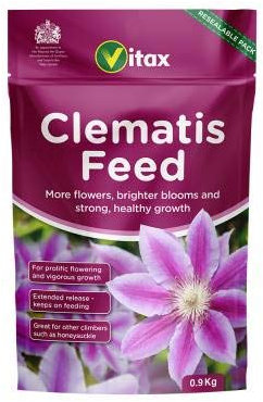 Wolvercroft Garden Centre Vitax Clematis Feed Pouch (0.9kg) X 4
