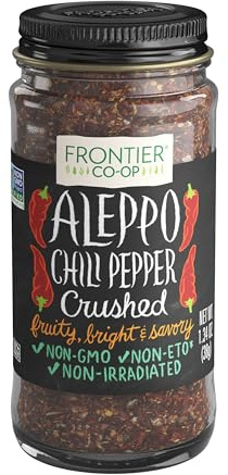 Crushed Aleppo Chili Pepper, 1.34 oz (38 g), Frontier Co-op