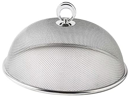 Colcolo Cubiertas para Alimentos Tapa de cúpula para Alimentos a Prueba de Polvo Fuerte Reutilizable Placa antimoscas Cubiertas para Servir Protección de, Los 40CM