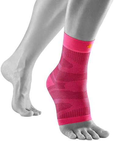 BAUERFEIND Sleeve für dein Sprunggelenk „Sports Compression Ankle Support“, 1 Unisex Sprunggelenkbandage mit Kompression, Knöchelschutz für Laufen, Fitness und Ballsportarten, Rechts & Links tragbar