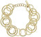Ted Baker Hulie Multi Hoop Adjustable Bracelet For Women (Gold)