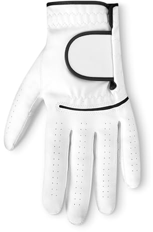 Amazon Basics Golf Gloves, Men Right Handed Golfer, Medium, 1-Pack