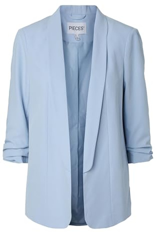 Pieces Pcbosella 3/4 Blazer Noos BC, Blu di Cachemire, S