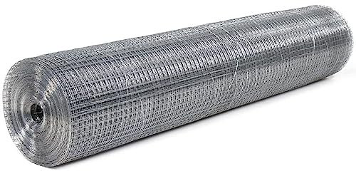 La zappa Red electrosoldada para valla de metal, malla cuadrada 13 x 13 mm (25 m h 100 cm)