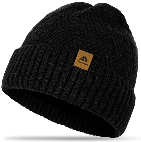 flintronic Bonnet pour Homme, Chapeaux d'hiver pour Hommes Femmes Unisexe, Respirant et élastique