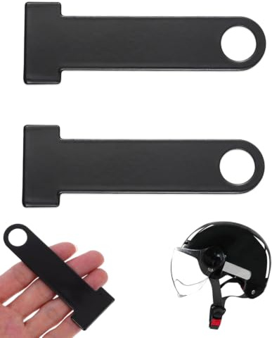 BTACGWP Soporte Cerradura Casco Moto, 2 Piezas, Aluminio, Candado Mosquetón Universal con Adaptador T, Seguridad Antirrobo Confiable para Motocicleta y Bicicleta