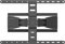 ynVISION.DESIGN Ultra Slim & Thin Full Motion Articulating TV Wall Mount Bracket | World's Thinnest Fully Articulating Bracket Compatible with Samsung Frame LG and Sony | Swivels and Tilts (Pack of 1)