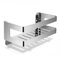 QL Duschregal,Badregale aus Edelstahl SUS304,Wand-Organizer für Bad und Küche,Duschkorb 20 cm,Chrom