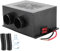 TKSE Riscaldatore per Auto, Riscaldamento Auto 12V 600W 2 Fori Portatile Inverno Riscaldamento Rapido Scaldino Antigelo Silenzioso Universale