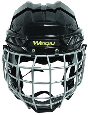 LOVIVER Hockey Helmet Hockey Supply Headgear Ice Hockey Player Helmet Roller Skating Helmet Ice Speed Skate Helmet for Game Exercise, S