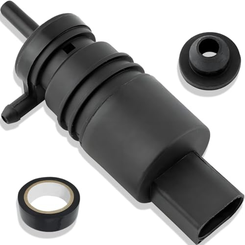 ZAMDOE 1J5955651 Pompa dell'acqua lavavetri per Audi A4 A5 A6 S4 S5 TT per BMW 318 325 328 330 M3 X3 X5 Z3 Z4 per Mercedes-Benz C280 C320 C32 C36 CL500 CL600 E300 per sistema di pulizia del parabrezza