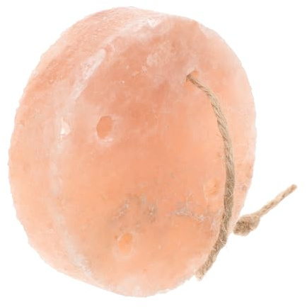 Alipis Blocco di Sale Minerale Naturale Integratore Nutrizionale Beige Macinatura Fine per Piccoli Animali Domestici per Criceti e Conigli a Casa