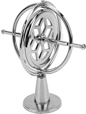 KIMISS Giroscopio de Metal Anti, Giroscopio de Superior de Equilibrio Superior, Juguete Giratorio de Gravedad, Regalo Educativo para Niños y Adultos