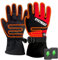 CYCYHEAT Beheizbare Handschuhe Kinder - Beheizbare Handschuhe, 3 Einstellbare Temperaturstufen Skihandschuhe für Winter, Skifahren, Radfahren, Wandern, Camping (Schwarz, L/XL)