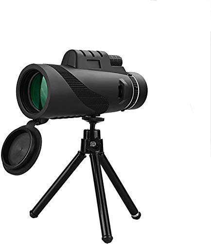 40×60 hög BAK-4 HD monokulär med smartphonehållare och stativ, zoomteleskop vattentätt, mörkt mörkt sikte för svagt ljus för fågelskådning, jakt, camping, för inomhus/uto