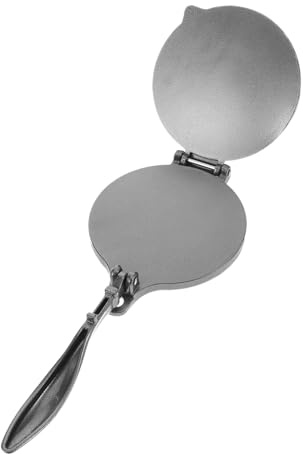 Cabilock Aluminiumlegierung Tortilla Presse 16,5cm Rund, Klappbar