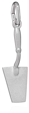 NKlaus Produktbild murslev kedjehänge – 925 sterlingsilver matt 27 x 7 mm, fint hantverkarverktyg design – för byggmän och hantverkare 16924, Silver