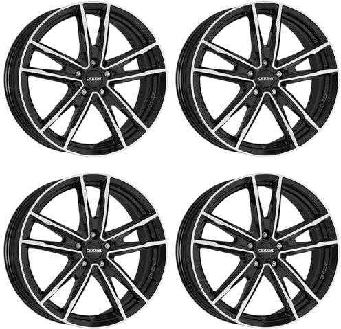 4x Dezent Felgen KF dark 7.5Jx19 ET50 5x114.3 kompatibel mit KIA Carens Ceed E-Soul EV3 EV6 Niro Optima Pro Ceed Proceed Sorento Soul Sportage Venga
