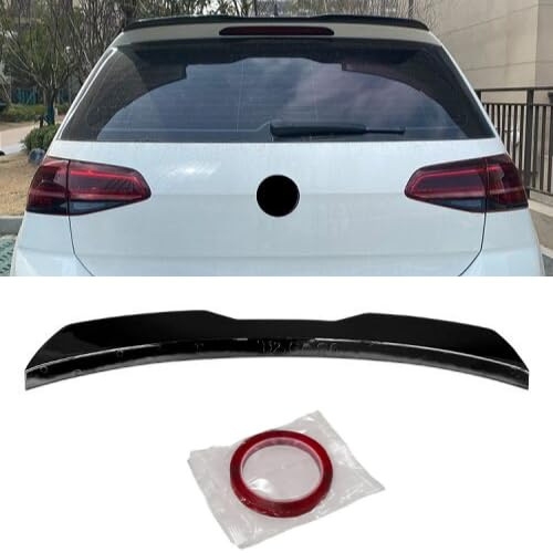Spoiler posteriore stampato ad iniezione nero lucido per Golf 6 e Golf 7 AutoVision
