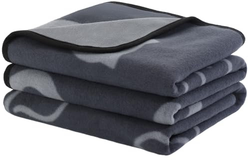 IDOGCHEW Couverture Imperméable Chien, Plaid Chien Chat Anti Pipi, en Polaire et Flanelle, Protection pour Canapé Lit Meubles, Durable et Confortable (100x75cm, Gris)