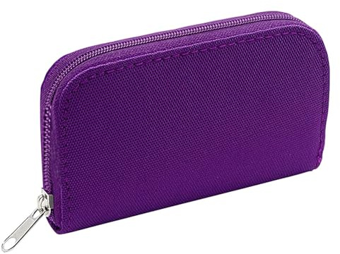 Organizzatore di carte e borsa per trasportare protezione con cerniera | Borsa per trasportare il supporto Playkarten-Etui con cerniera per schede di memoria, supporto per schede di memoria per sch