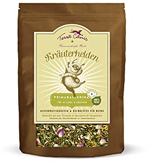 Terra Canis Primaballerina für Gelenke & Knochen - Kräuterhelden, 60g I Unterstützung mit der Kraft der Natur I Nahrungsergänzung mit Kräutern & Bachblüten für Hunde