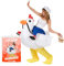 AirSuit® Aufblasbares Kostüm Huhn | Ausgefallenes Auflbaskostüm | Premium Qualität | Größe Erwachsene 160 bis 190cm | Polyester | Angenehm tragbar | Resistent | Mit Aufblassystem | OriginalCup®